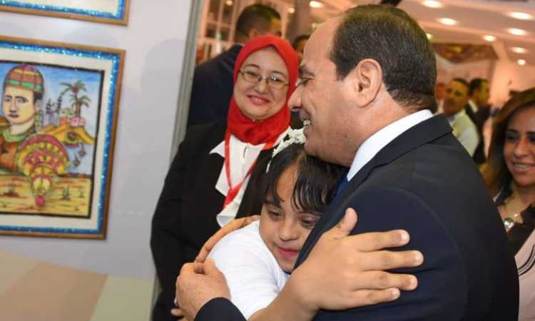 السيسى يكرم ذوى القدرات الخاصة