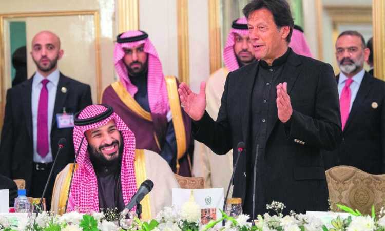 محمد بن سلمان ورئيس وزراء باكستان