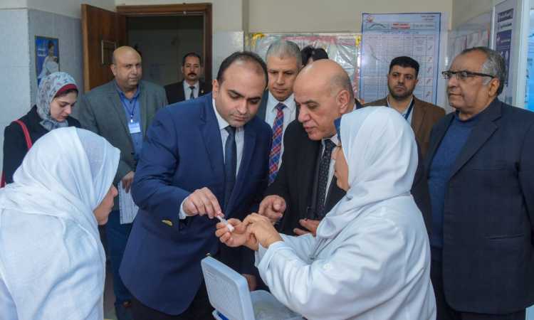انطلاق حملة التطعيم ضد شلل الأطفال بالإسكندرية
