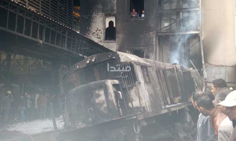 حريق محطة مصر