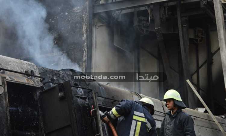 حريق محطة مصر