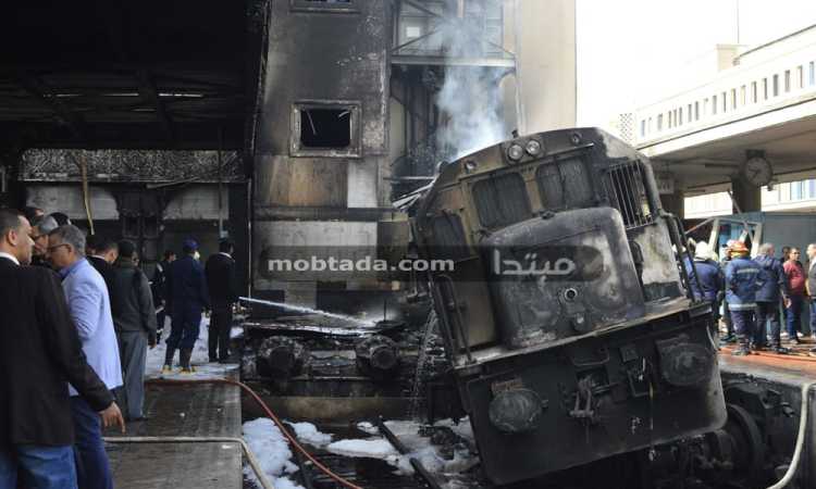 حريق محطة مصر