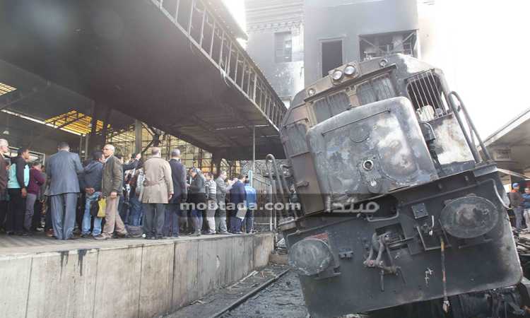 حريق محطة مصر
