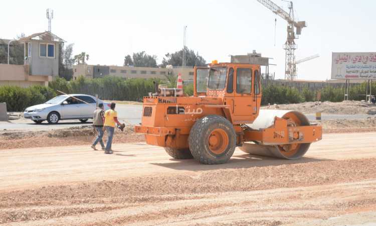 توسيع طريق الواحات - أكتوبر