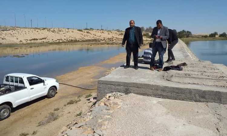إصلاح خطوط نقل المياه الرئيسية إلى العريش