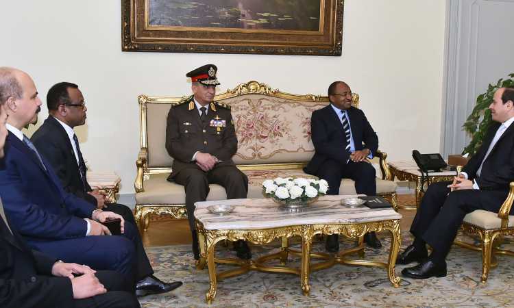 السيسى ووزير الدفاع التنزانى