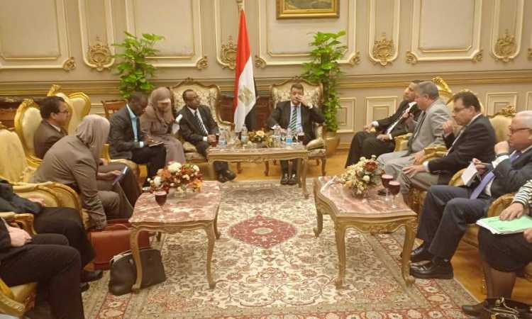 إفريقية النواب تلتقى سفير تنزانيا