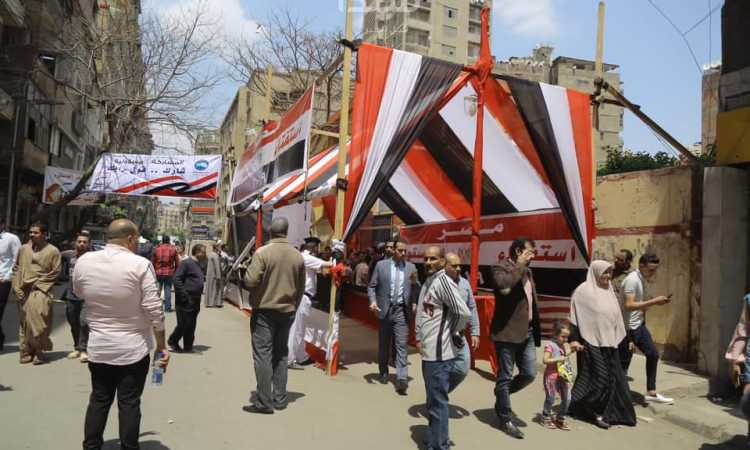 إقبال كثيف على لجان «التعديلات الدستورية» بعابدين