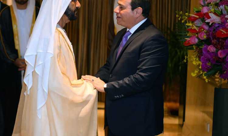 السيسى ومحمد بن راشد
