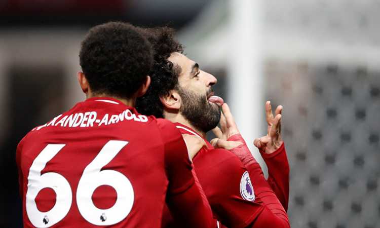 احتفالات محمد صلاح بأهدافه