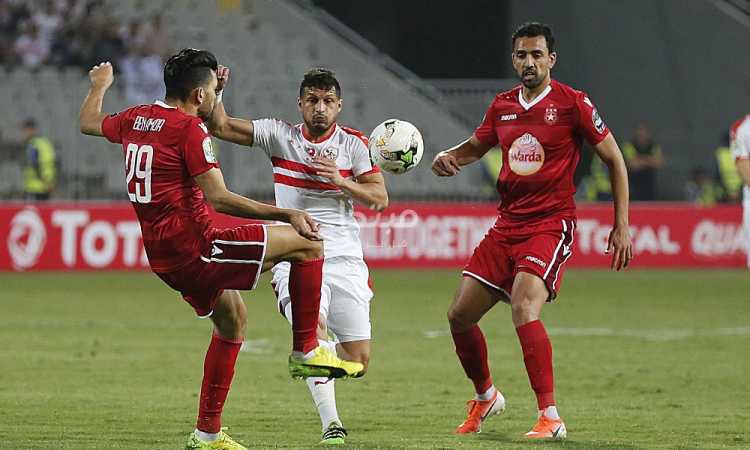 فوز الزمالك أمام النجم الساحلى فى ذهاب نصف نهائى الكونفدرالية