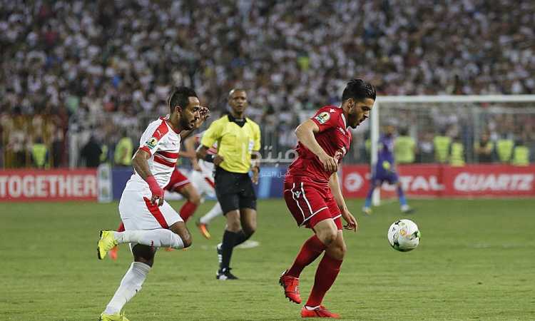 فوز الزمالك أمام النجم الساحلى فى ذهاب نصف نهائى الكونفدرالية