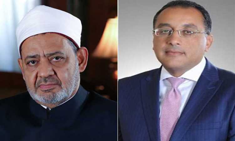 مدبولى وشيخ الأزهر