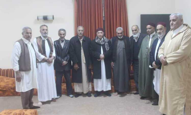 رئس مجلس النواب الليبي ومشايخ درنة