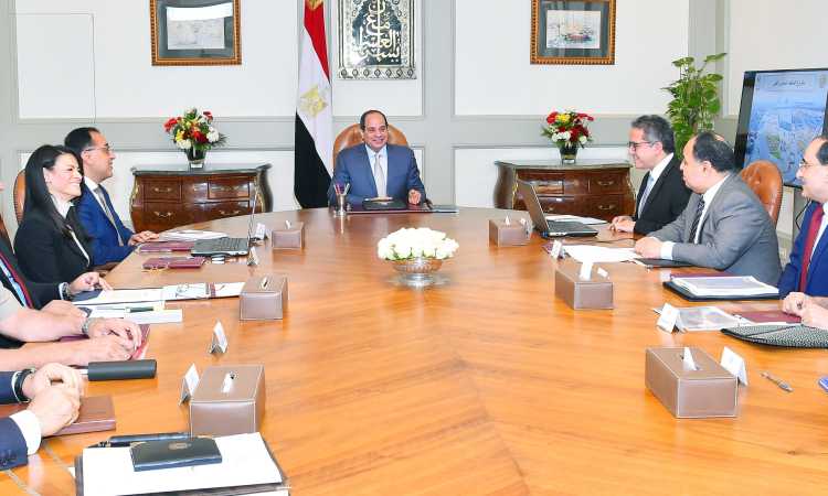 اجتماع الرئيس عبد الفتاح السيسى بالوزراء
