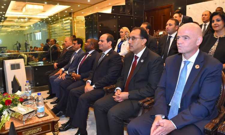 الرئيس السيسى يفتتح بطولة أمم إفريقيا