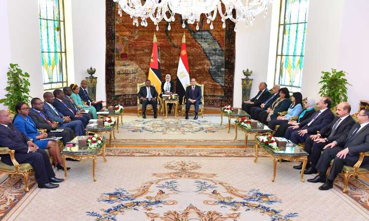 الرئيس السيسى ورئيس موزمبيق