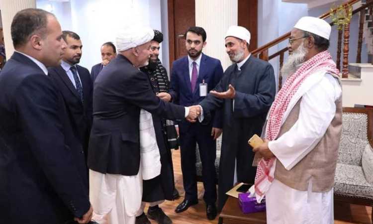 الرئيس الأفغانى يستقبل البعثة الأزهرية في كابول