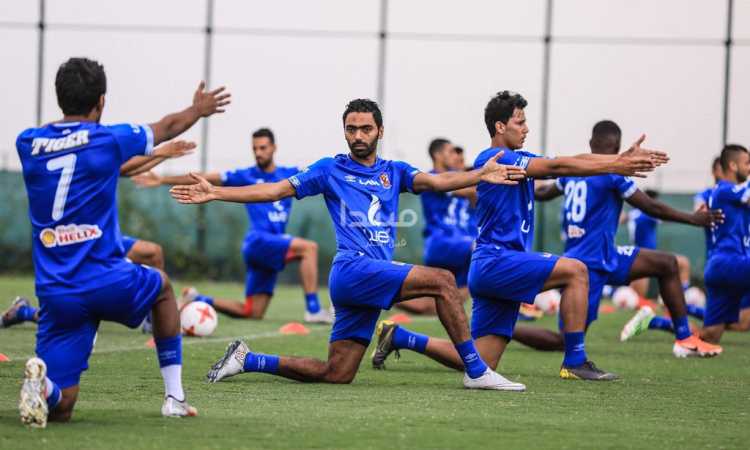 مران الأهلى قبل ودية سوكر سمارت فى معسكر إسبانيا