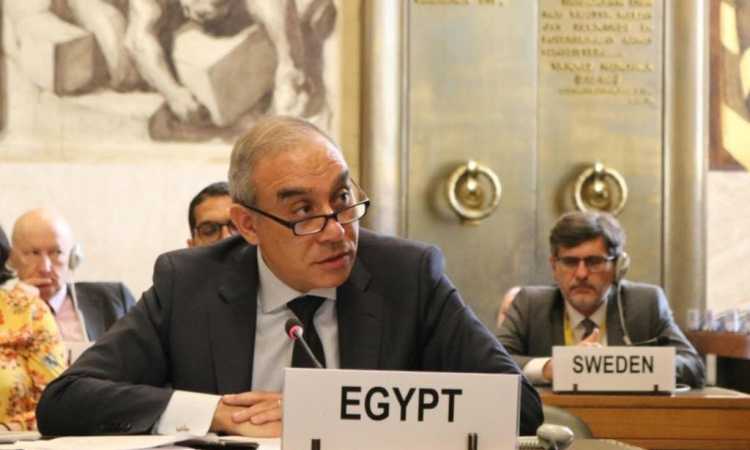 السفير علاء يوسف - مندوب مصر الدائم فى جينيف