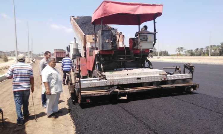 المدخل الغربى لمدينة دمياط الجديدة