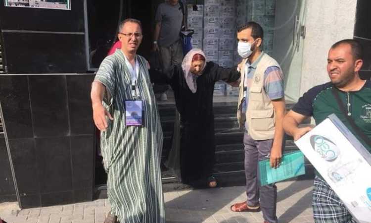 حريق بفندق حجاج غزة بالسعودية