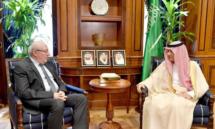 الجبير يستقبل السفير المصرى بالسعودية