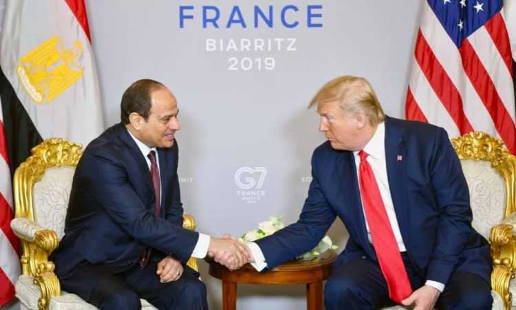 الرئيس السيسى وترامب