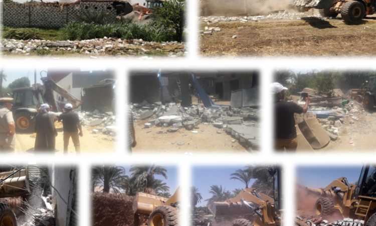 إزالة التعديات على نهر النيل