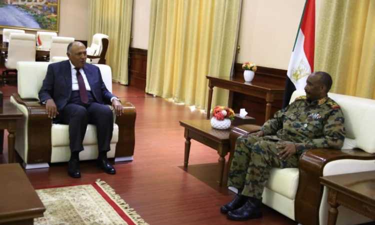 صورة من مباحثات شكري بالسودان