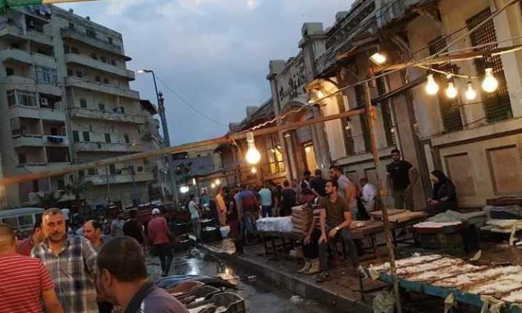 هطول أمطار على الإسكندرية