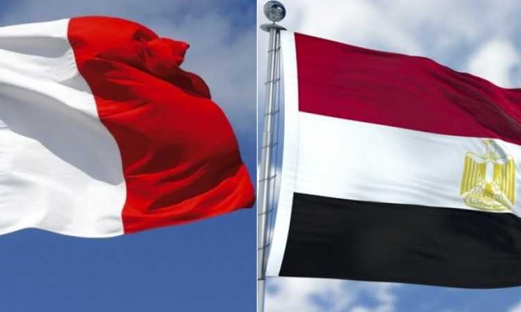 علم مصر وفرنسا