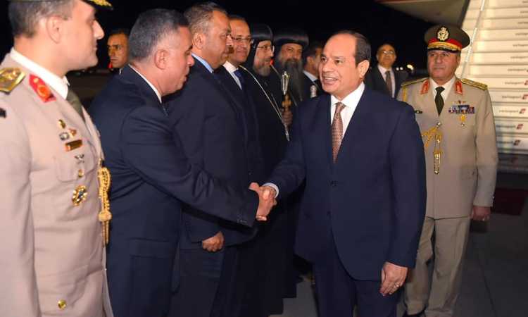 السيسى يصل إلى نيويورك