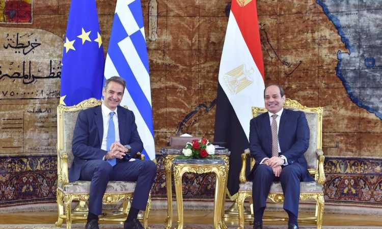 السيسى ورئيس وزراء اليونان
