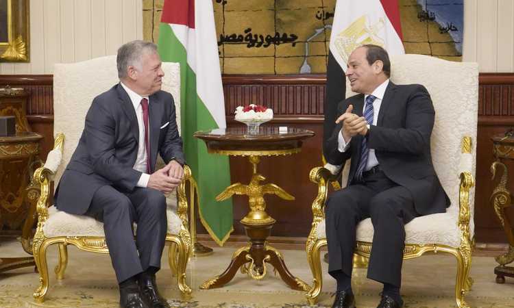 السيسى والملك عبدالله