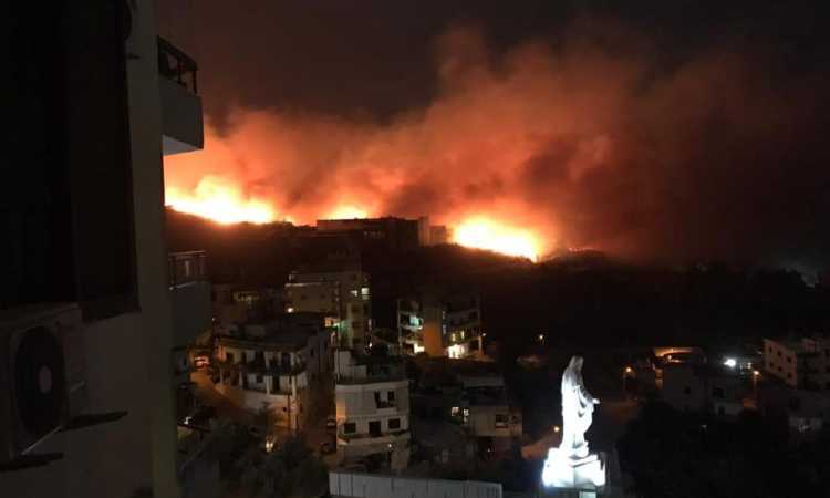 لبنان يحترق
