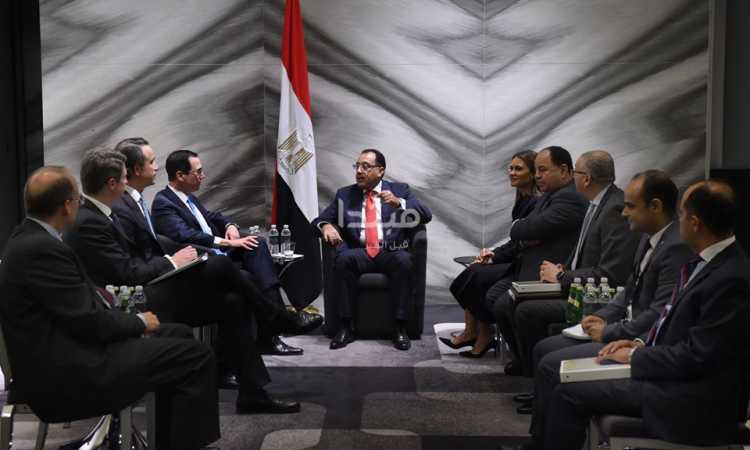 مدبولى ووزير الخزانة الأمريكي
