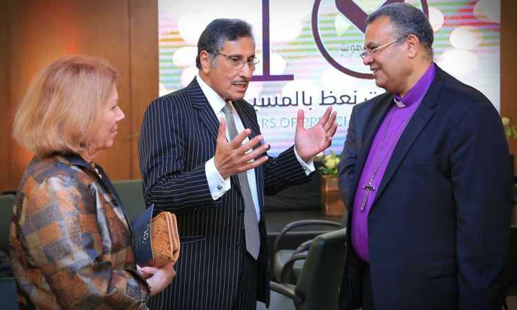 رئيس الطائفة الإنجيلية والوفد الأمريكى