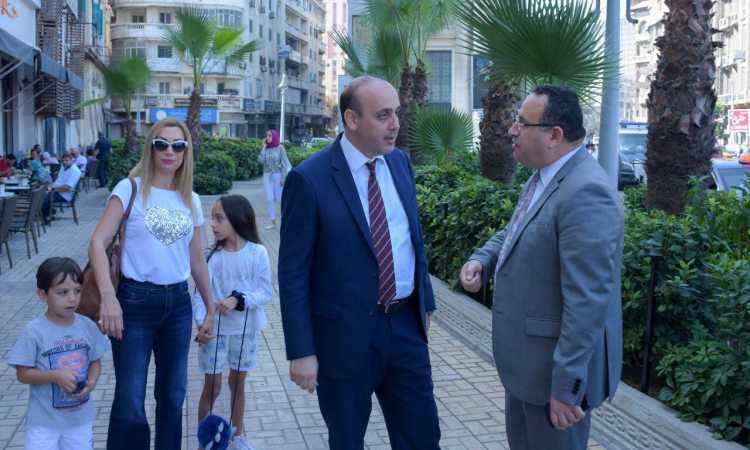 محافظ الإسكندرية وعمدة بافوس في حلواني ديليس