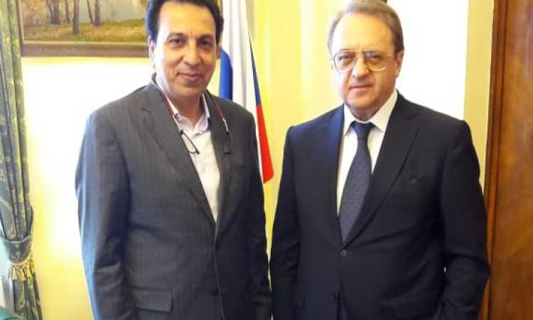 مبعوث بوتين وشريف جاد