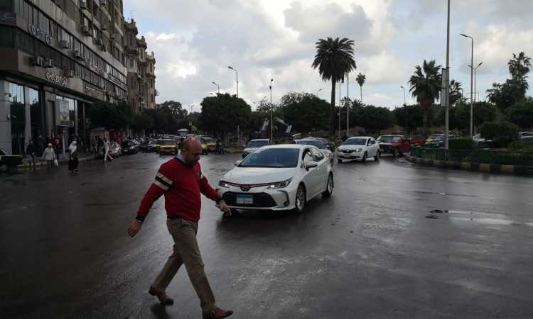 هطول أمطار على الإسكندرية