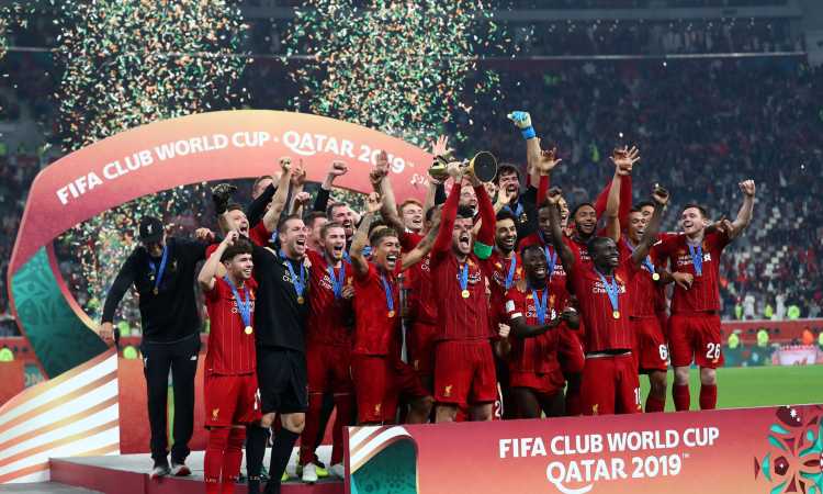 احتفال ليفربول بكاس العالم للأندية