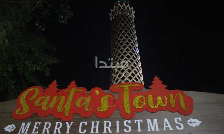 برج القاهرة يحتفل بالعام الجديد