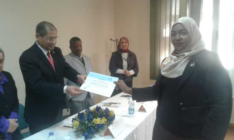 تدريب طلاب السودان بجامعة الإسكندرية