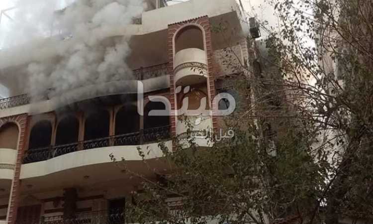 حريق منزل إيهاب توفيق