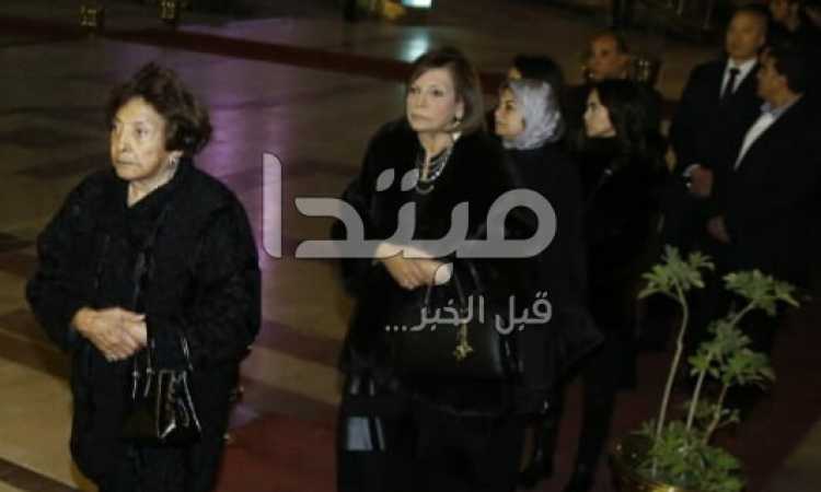 عزاء نجل مايا مرسى