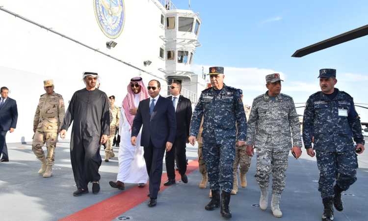 الرئيس السيسى يفتتح قاعدة برنيس العسكرية