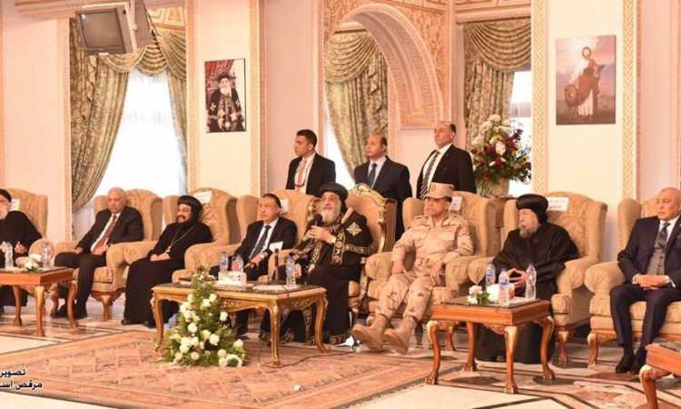 قيادات الإسكندرية تهنىء البابا بعيد الغطاس