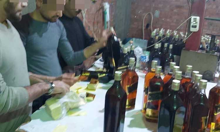 مصنع خمور مغشوشة