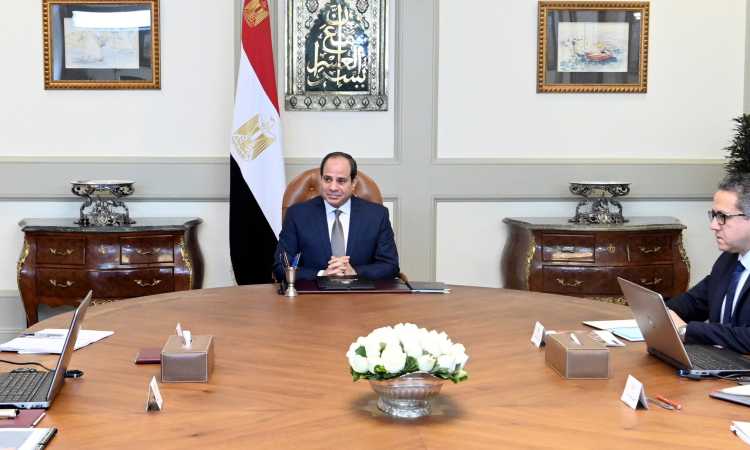 اجتماع الرئيس عبدالفتاح السيسى مع رئيس مجلس الوزراء